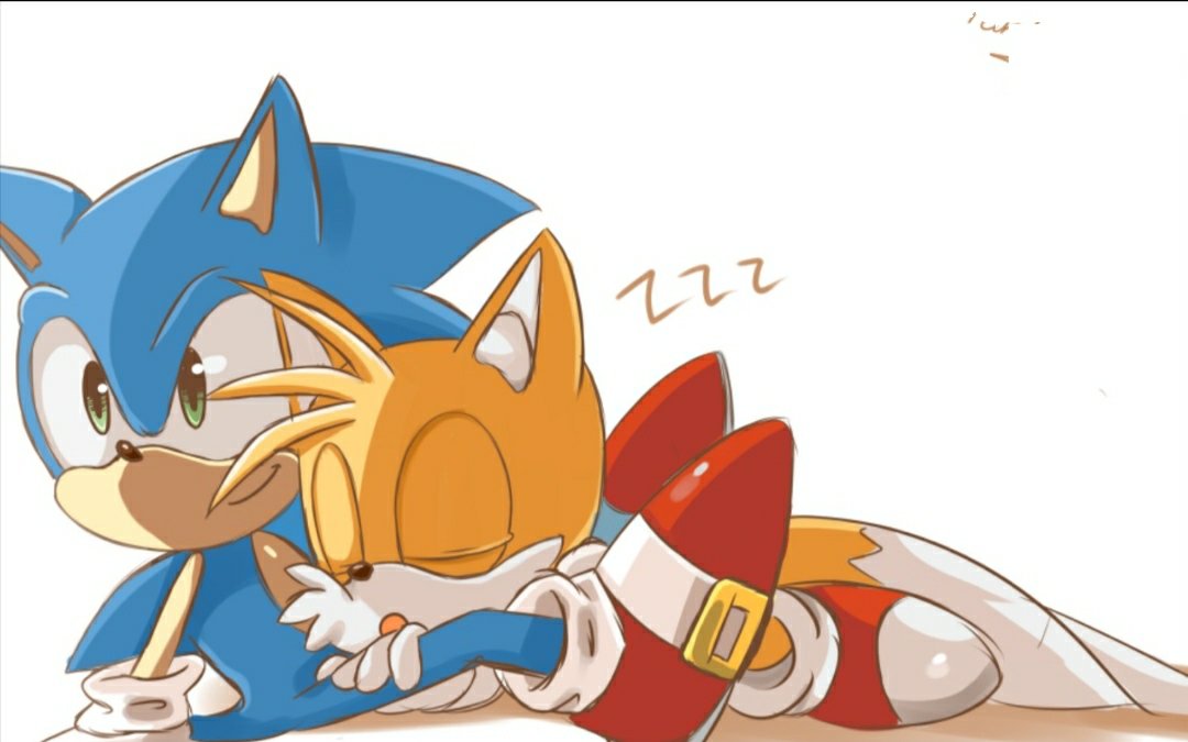 索尼克和塔尔斯(搬运的图,然后我并不是青黄的)